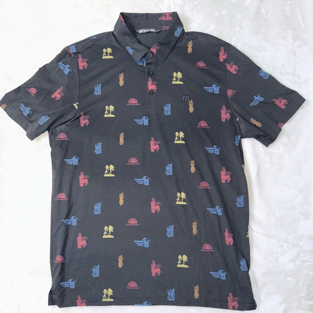 Travis Mathew Beach Party Animal AOP Polo